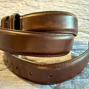 Allen Edmonds Calfskin Leather Belt in Tan